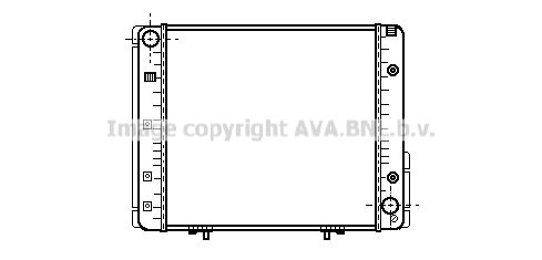 AVA QUALITY COOLING radiatorius, variklio aušinimas MSA2065